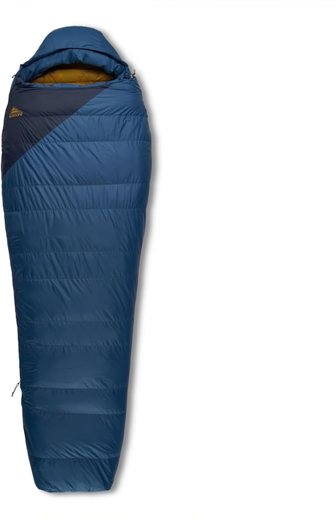 Kelty Cosmic 20 Down Mummy Sleeping Bag for Backpacking, Campers, 550 Fill Power, Recycled Fabrics with PFAS-Free DWR, Designed in Sunny Colorado,