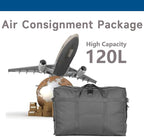 Large Duffel Bag, Waterproof Carry on Weekend Overnight Storage Bag over Luggage for Airline, Travel, Camping, Moving