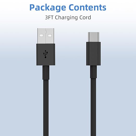 2Pack 3FT USB A to USB C Cable for iPhone 17 16 15 Charger Cord, for Apple 17 16 15/Pro/Pro Max/Plus Type C Cord, for iPad Pro 12.9/11, Air 5th/4th Gen, Car Carplay Charging Cable for Android(Black)