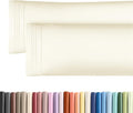 Long Pillowcases - Body Pillow Cover - Long Pillow Insert for Sleeping, Side Sleepers - Soft & Breathable Body Pillow Case with Envelope Enclosure - Comfy & Machine Washable - 20" x 54" (Off White)