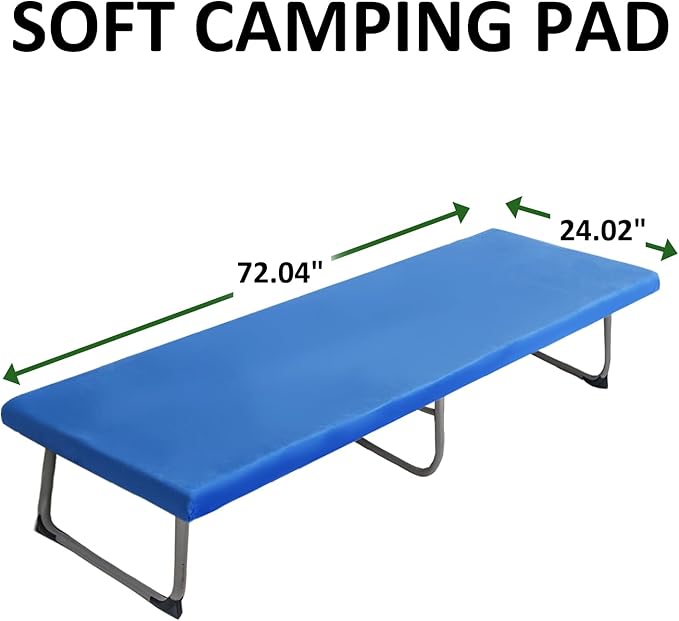 Thick Camping Sleeping Pad - Lamb Fluff Camping Cot Pads for Adult, Soft Sleeping Mat, Non-Slip Camping Mattress Pad for Car Tent