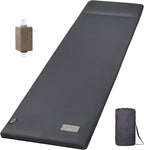 Sleeping Pad for Camping, Self Inflating Camping Pad with Pillow, 3.14" Compact Thick Memory Foam Camping Mattress Pad, Travel Portable Camp Sleeping Mat with Built in Pump