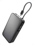 Portable Charger 20000mAh, 100W PD Fast Charging Power Bank with Built-in USB C Cable Smart Digital Display Laptop Battery Pack for MacBook, iPad, iPhone, Samsung, Steam Deck and More