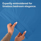 Queen Pillow Cases Set of 2 - Ultra Soft Hotel Quality Pillowcase Covers - Comfy Cozy Bedding for Women, Men, Kids & Teens - Machine Washable Pillow Protectors - 2 Pieces Set - Queen Size Royal Blue