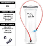 USWE MTB Hydro Hydration Pack with Hydration Bladder - Hydration Backpack for Cycling, Mountain Biking, E-MTB and Gravel Riding, Backpack with Water Bladder