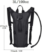 ATBP Running Hydration Vest Pack Tactical 3L Water Bladder Backpack Bag for Cycling Marathon Hiking Daypack Men & Women