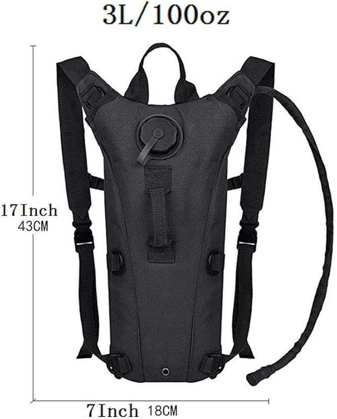 ATBP Running Hydration Vest Pack Tactical 3L Water Bladder Backpack Bag for Cycling Marathon Hiking Daypack Men & Women