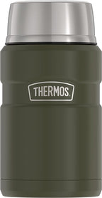 THERMOS Stainless King Vacuum-Insulated Food Jar, 24 Ounce, Army Green