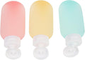 3pcs 60ml Abs Travel Bottles with Flip Cap, Refillable Lotion and Shampoo Squeeze Containers for Toiletries, Leak-resistant Sub-packing Bottles for Travel and Personal Care