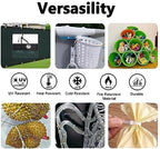 White Zip Ties Heavy Duty 20 Inch Outdoor, 250lb Extra Large Cable Tie Wraps Long Plastic Wire Ties Wide Clear Big Strong Thick Zipties 40 Pack
