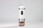 Portable Coffee Maker KF-JN-03 with Digital Display & 20 BAR Pressure – Hot & Cold Brew, Compatible with Coffee Grounds and Capsules, Compact Single-Serve Design with Transparent Cup & 60ml Tank