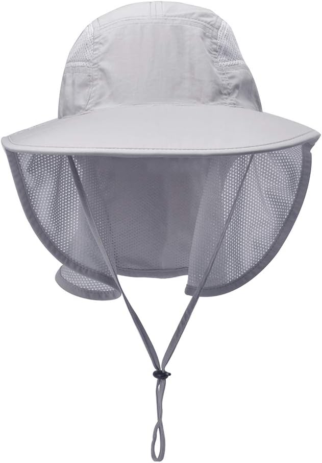 Unisex Outdoor Activities UV Protecting Sun Hats with Neck Flap