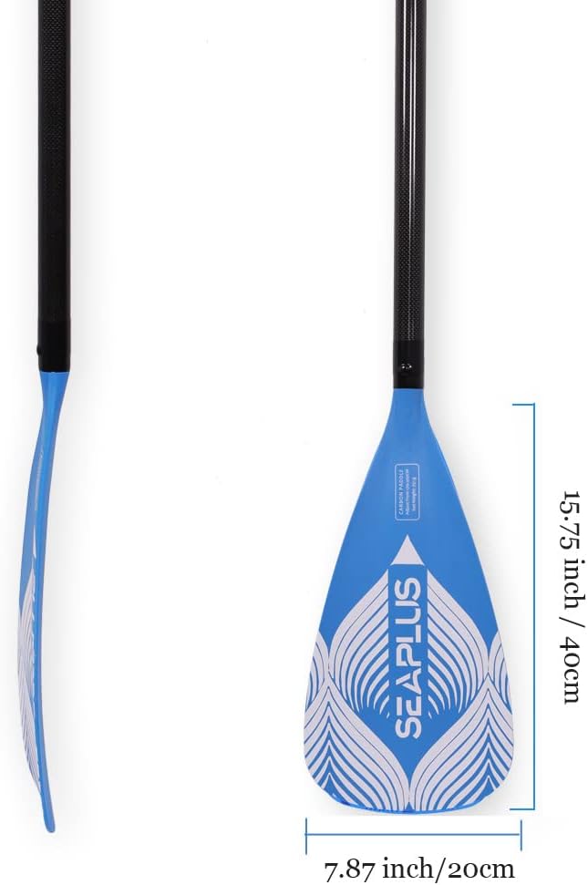 Carbon Fiber Paddle, 3-PCS Adjustable Paddle for Stand up Paddle Board, SUP Paddle, Adjusted from 67" to 82.6"(1.7-2.1m) 1.65Lb(751g)
