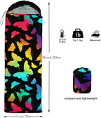 QOOMO Camping Sleeping Bags,3 Season Warm & Cool Weather,Lightweight,Waterproof Sleeping Bags for Adults & Kids,Traveling,and Outdoors,Camping Gear Equipment