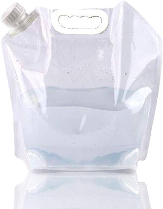 SUPANT Collapsible Emergency Water Jug Container Bag, Freezable, BPA Free Plastic Water Carrier Tank, Outdoor Folding Water Bag for Sport Camping Riding Mountaineer Backoacking, Food Grade