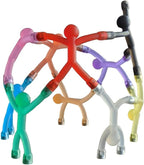 MAGMEN Airplane & Road Trip Toy 10-Pack Opaque Colors - Quiet Travel Activities for Kids - Sensory Magnetic Fidget Toys for Car, Airplane, & Restaurants - STEM Building Figures8 | Screen-Free Fun