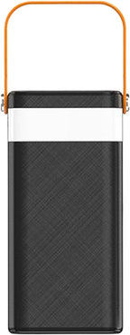 Power Bank - 120W Solar Charging Battery Pack, 50000mAh Outdoor Backup Charger with Built in Cables Port Output High Capacity Storage, Lighting Support Function, Ideal for Camping