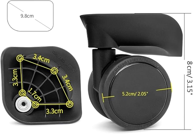 luggage wheels replacement Suitcase Covers,Luggage Wheels,Replacement Luggage Wheels Repair Your Suitcase with Smooth Rotation Perfect for Any Journey(W178)(W173)