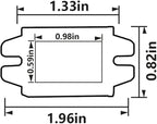 Dorhea 12V to 6V Car Power Voltage Converter DC 9V-22V 12V to 6V Buck Voltage 3A 18W Waterproof DC Step Down Volt Module Power Supply Board Compatible with Car Vehicle Automotive LED Display Radio
