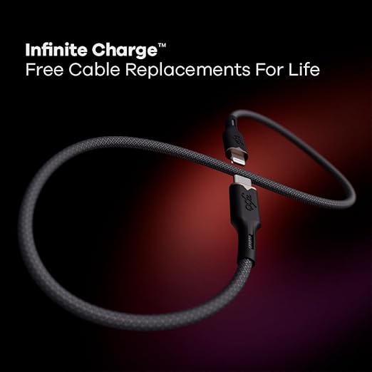 360 Electrical Lightning to USB-C Charging Cable – 5ft, MFi Certified, Fast Charge Compatible, Durable & Tangle-Free