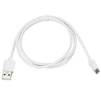 Micro USB Cable 6-Pack 3ft - Fast Charging and Data Sync Cord for Samsung Galaxy S7/S6 Edge, Android Phones, Tablets, PS4, Xbox One Controllers - USB-A to MicroUSB Charging Cables, White