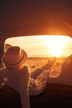 SAYGOGO Inflatable Car Air Mattress Travel Bed - Thickened Car Camping Bed Sleeping Pad with Air Pump 2 Pillows for Car Tent SUV Sedan Pickup Back Seat - Black