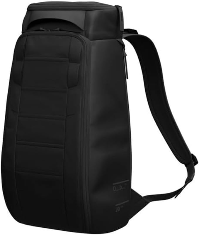 Db Journey The Hugger Backpack - Durable Travel Backpack with Laptop Compartment & Pockets for Work, Luggage Backpack with Roller Bag Hook Up System, 25L - Blackout