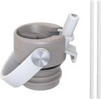 Super Sparrow Insulated Water Bottle - 17 Oz / 25 Oz / 32 Oz - Standard Mouth FlipFlow Flask - BPA Free, Leak Proof Drink Bottle- Ergonomic Straw Water Bottles for Work, Gym, Travel, Sports