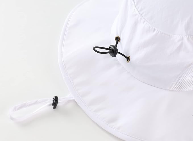 Home Prefer UPF50+ Mens Sun Hat Wide Brim Fishing Hat for Men UV Protection Womens Beach Bucket Hat for Golf Hiking Gardening