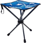 Lightweight Camping Stool 7075 Aluminum Small Folding Camping Portable Chair with Carry Bag Retractable Backpacking Stool for Travel Camping Hiking Fishing Garden Work Picnic BBQ Outdoor
