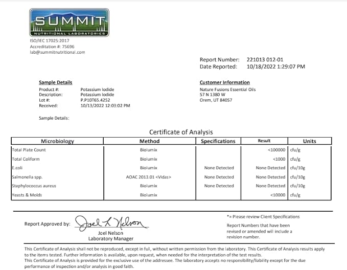 Potassium Iodide Tablets 130 mg (2 Pack) - 280 Tablets