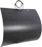 LensunSolar Flexible Solar Panel 200W 12V ETFE 9BB,44in x 35.6in Semi-Flexible Bendable Mono Solar Panel 200 Watt for RV Van Roof TopCamping Home Boat Marin