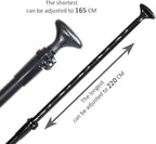 SUP Paddle - 3-Piece Adjustable Aluminium SUP Paddle with Glass Fiber Blade for Surfing, Floating, Water Sports