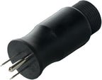 219261 Multi-Voltage Adapter Plug Compatible with Miller and for Hobart Welders, 115V 5-15P 4-Pin to 3-Prong Welder Plug Replacement for Welding Power Cord