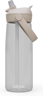 CamelBak Thrive Flip Straw 25oz Water Bottle with Tritan Renew – Easy Carry - Straw Top, Clear