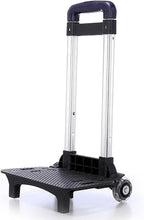 2 Backpack Trolley Aluminium Alloy Foldable Trolley Cart ' s Luggage Travel Hand Cart for Backpack Folda