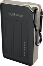 myCharge Portable Charger Waterproof USB C Power Bank Adventure, Rugged Outdoor External Battery Pack Backup (18W Turbo - 10050 mAh (Black))