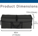 Large Duffel Bag, Waterproof Carry on Weekend Overnight Storage Bag over Luggage for Airline, Travel, Camping, Moving