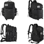 Military Tactical Backpack 45L Large Tactical Backpack for Men, Hiking Rucksack With Bottle Holder
