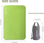 Self-Inflating Sleeping Pad - 4” Ultra-Thick Supportive Foam, Insulated Camping Mattress with Pump Sack for Tent, Car, Truck, Van, Home - Portable Camping Pad for 4-Season Comfort (Double)