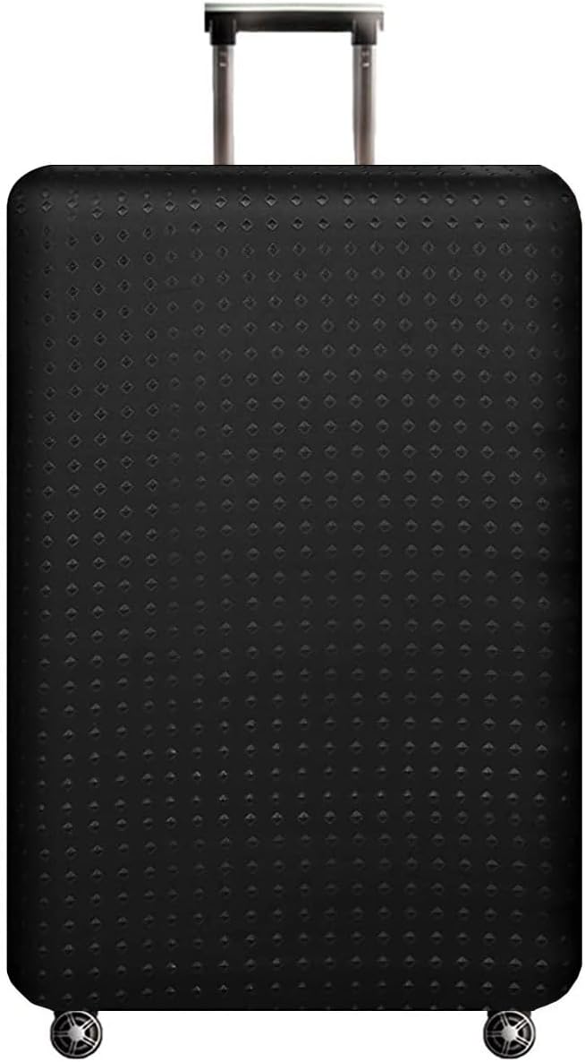 Luggage Cover, THome Protective Washable Suitcase Cover - Travel Elastic Spandex Suitcase Protector Fits 30 to 32 Inch Black