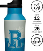 Corkcicle Harry Potter Sport Canteen - Insulated Stainless Steel Water Bottle - Compact & Travel-Friendly - Durable - BPA Free - Non-Slip Silicone Base - Easy Grip - 20 oz - Ravenclaw