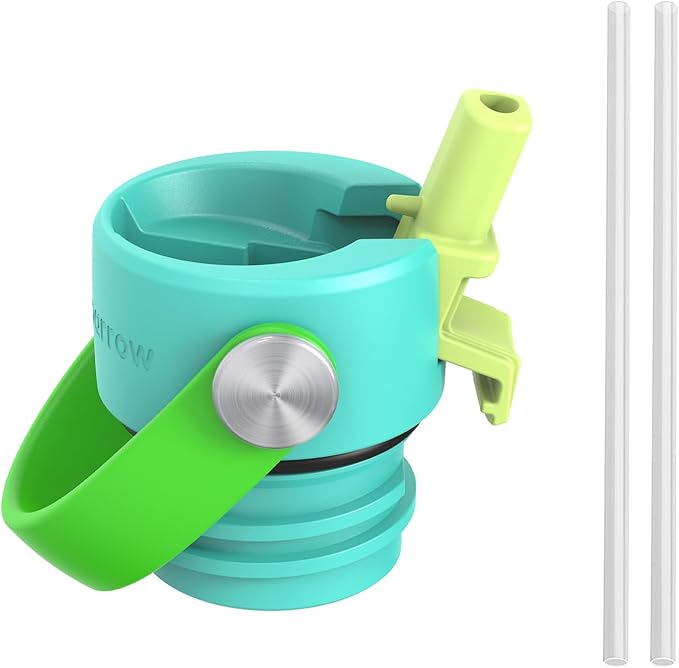 Super Sparrow Insulated Water Bottle - 17 Oz / 25 Oz / 32 Oz - Standard Mouth FlipFlow Flask - BPA Free, Leak Proof Drink Bottle- Ergonomic Straw Water Bottles for Work, Gym, Travel, Sports