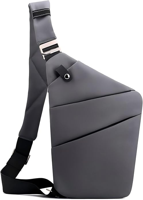 Anti Theft Travel Bag, One Shoulder Large Capacity Cross-body Bag Chest Fashion Lightweight Sling Bags for Travel Sports