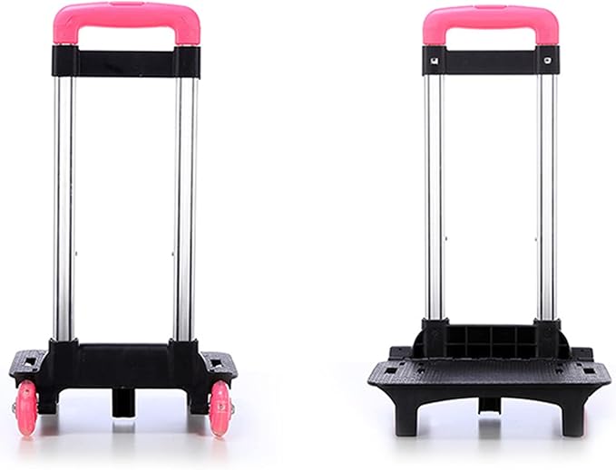 2 Backpack Trolley Aluminium Alloy Foldable Trolley Cart ' s Luggage Travel Hand Cart for Backpack Folda