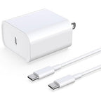 iPad Fast Charger,iPad Pro Charger Fast Charging USB C Wall Chargers Block Plug & Type C USB C to C Cable Cord for iPad Pro 13/12.9/11 inch,iPad Air 13/11inch 5th/4th,iPad mini 6/A17 Pro,iPad 10/A16