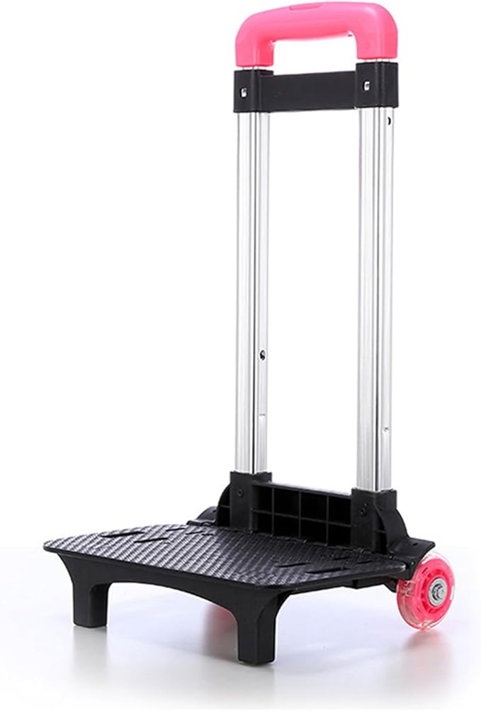 2 Backpack Trolley Aluminium Alloy Foldable Trolley Cart ' s Luggage Travel Hand Cart for Backpack Folda