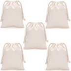 Breathable Dust-proof Drawstring Storage Pouch String Bag for Handbags Purses Shoes Eco Bag (5 PCS,13.77 * 15.74 in)