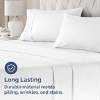 Queen Pillow Cases Set of 2 - Hotel Quality Queen Pillowcase Covers - Ultra-Soft, Comfortable, Cozy Bedding for Women, Men, Kids & Teens - Wrinkle Free & Machine Washable - White (No Pillows Included)