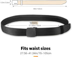 AGPTEK Travel Money Belt, Hidden Money Pouch, Anti-Theft Security Waist Wallet, Secret Compartment Money Hideaway for Business Trip Jogging Outdoor Working, Gift for Fathers Dad Men Boyfriend, Black